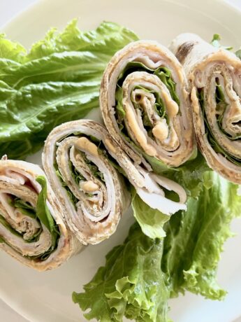Turkey Hummus Wrap: Low-Carb and High Protein