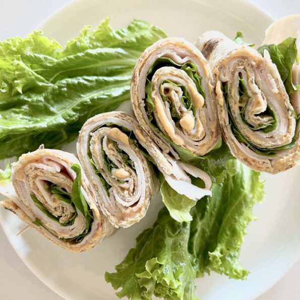 Turkey Hummus Wrap: Low-Carb and High Protein